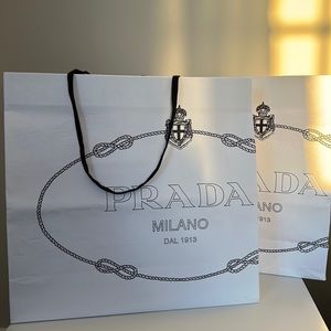 Prada shopping bag. 16x16.5.